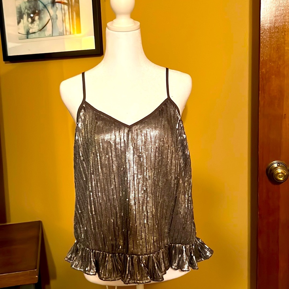 Anthropology Amelie beaded top, NWOT